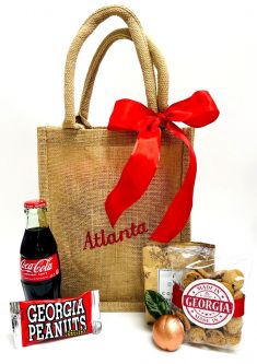 Sensational Embroidered Atlanta Georgia Burlap Bag ($35 & Up)